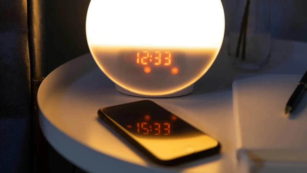 Phone and alarm clock
